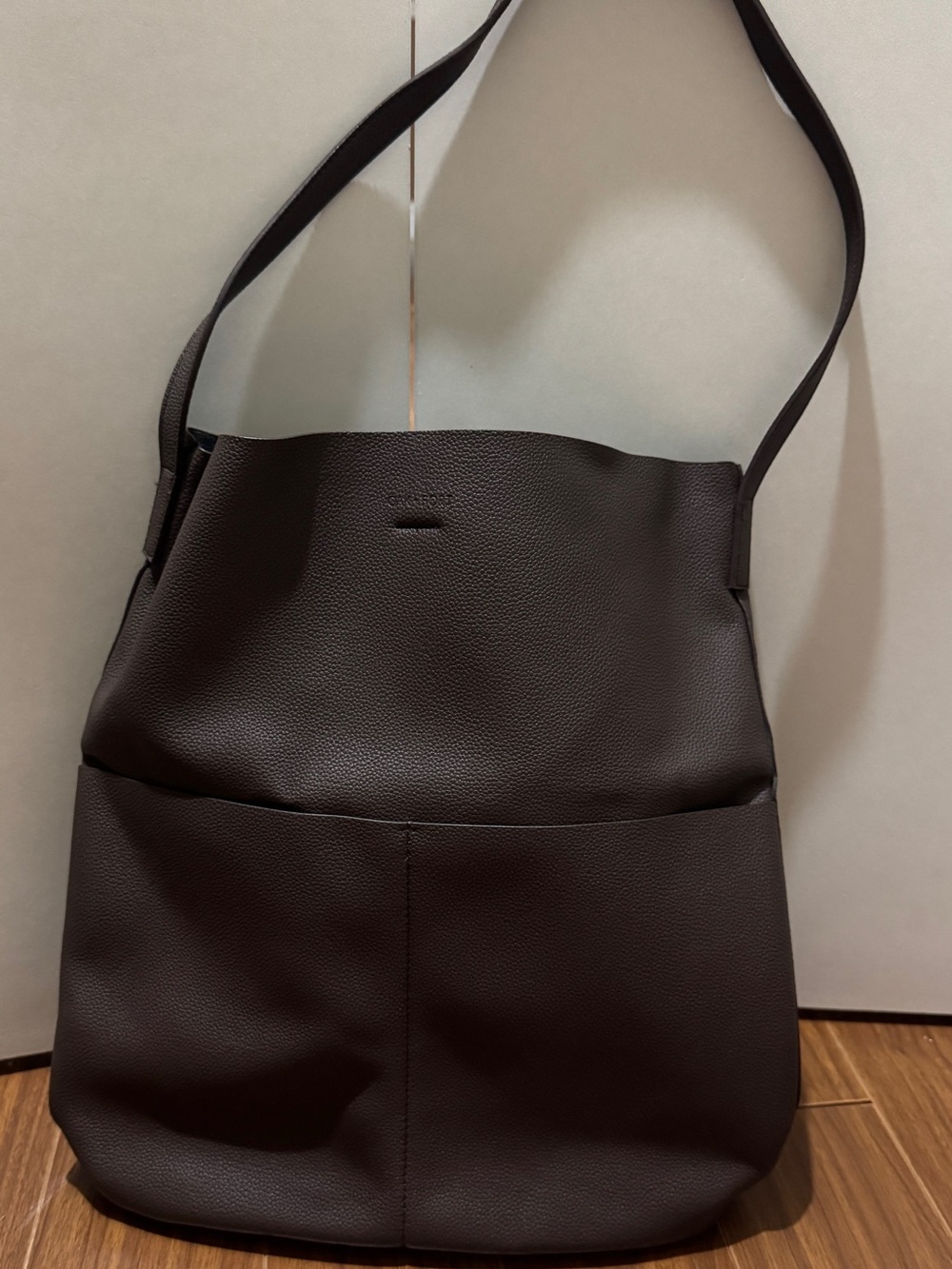 Oak and Fort City Tote Bag Dark Brown BNWT